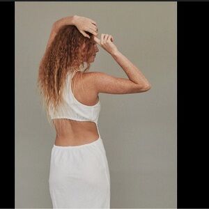 BNWT Acacia Mae Linen Dress in Apache Plum